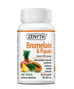 Bromelain & Papain 700 GDU, 60 Capsules – Zenyth