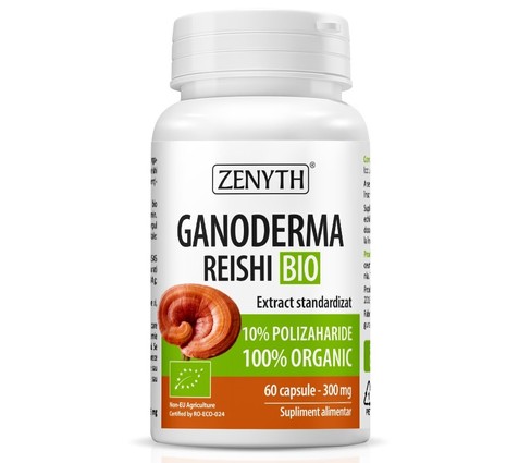 Ganoderma Reishi Bio, 300 mg, 60 capsule, Zenyth 3 Ganoderma Reishi Bio, 300 mg, 60 capsule, Zenyth