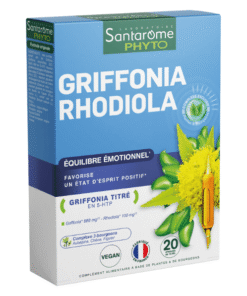 Griffonia Rhodiola, 20 fiole, Santarome