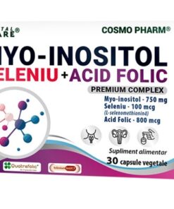 Myo-inositol + Seleniu + Acid folic, 30 capsule vegetale, Cosmo Pharm