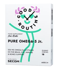 Pure Omega-3 Jr Good Routine, 18 jeleuri, Secom