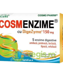 CosmEnzime cu DigeZyme 150 mg, 20 capsule, Cosmo Pharm