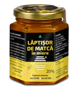 Lăptișor de Matcă în miere 20%, 230 g, ApicolScience