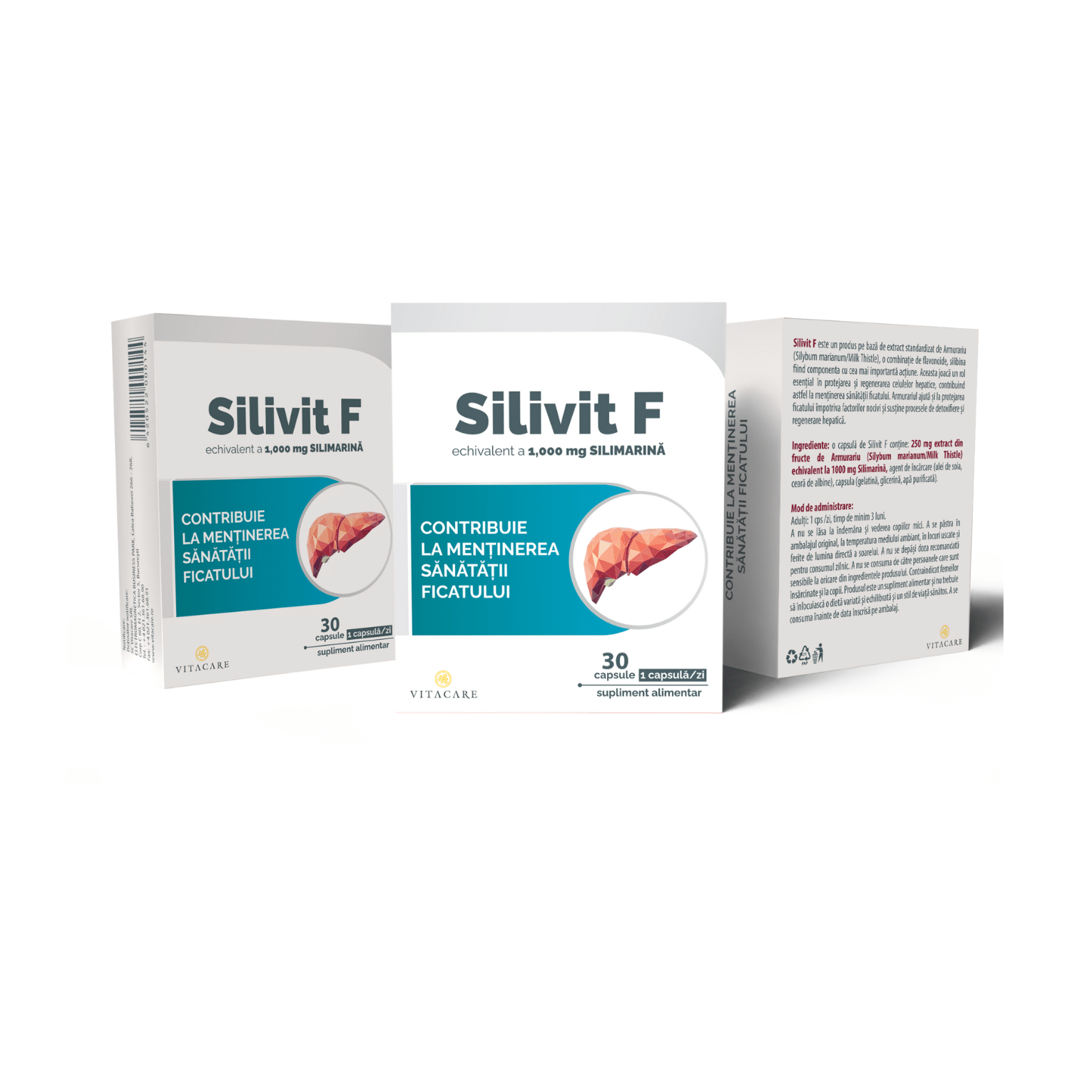 Silivit F, Vitacare, 30 capsule 2 Silivit F, Vitacare, 30 capsule