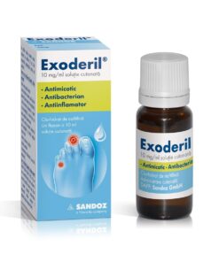 Exoderil 10 mg/ml soluție cutanată, 10 ml, Sandoz