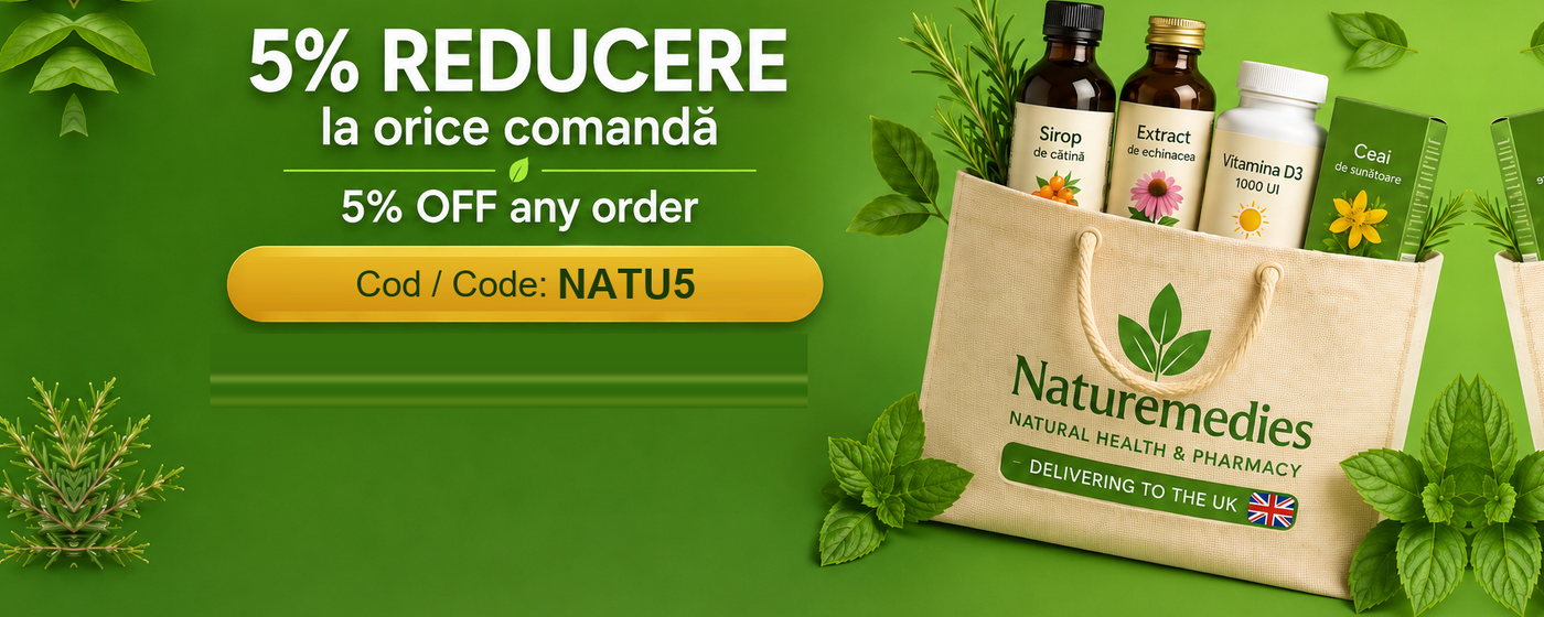 Home 1 5% reducere la orice comandă – cod NATU5 | 5% off any order, code NATU5