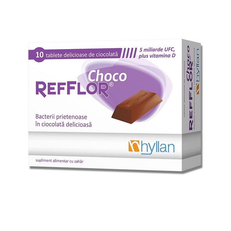 Refflor Choco, 10 tablete, Hyllan 2 Refflor Choco, 10 tablete, Hyllan