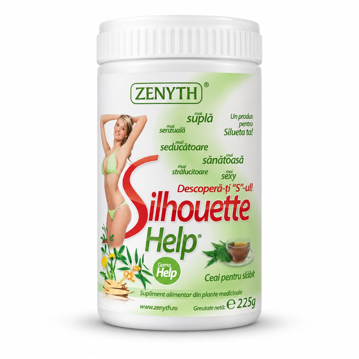 SilhouetteHelp, ceai 225 g, Zenyth 2 SilhouetteHelp, ceai 225 g, Zenyth