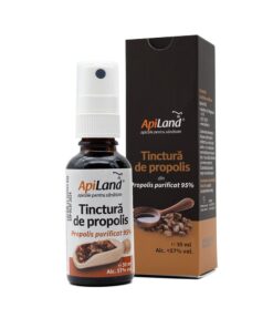 Tinctură de propolis purificat 95% spray, 30 ml, ApiLand
