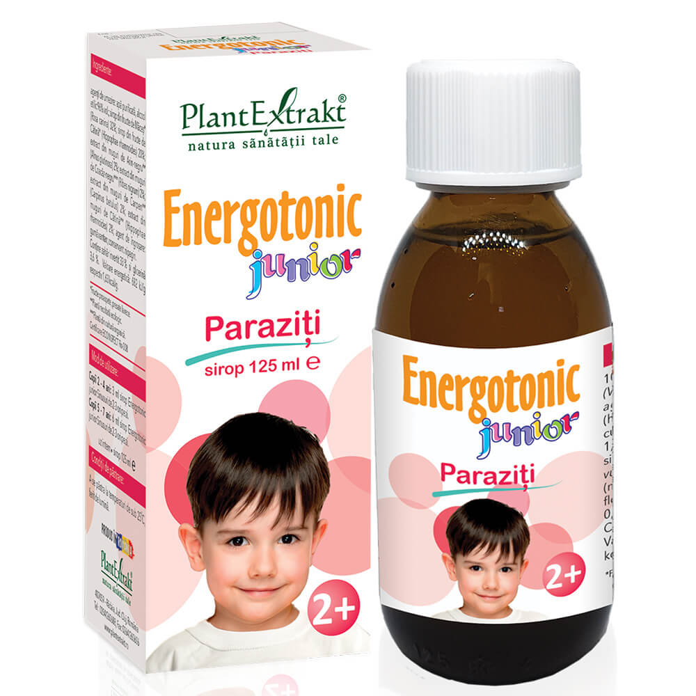 Sirop Energotonic Junior Paraziți, 125 ml, Plant Extrakt 3 Sirop Energotonic Junior Paraziți, 125 ml, Plant Extrakt